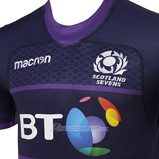 WH Maillot Ecosse 7s Rugby 2017-2018 Domicile